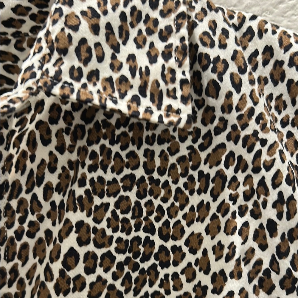 TALBOTS Petite Leopard Print woman Shirt - Picture 4 of 8